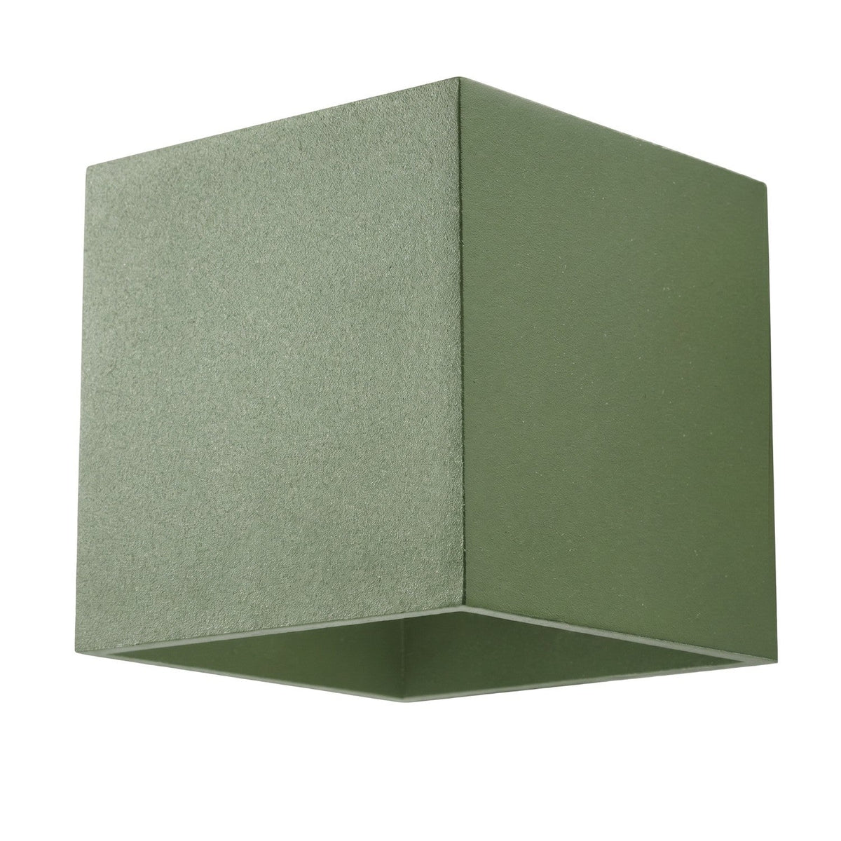 Applique Cube LED Vert Olive