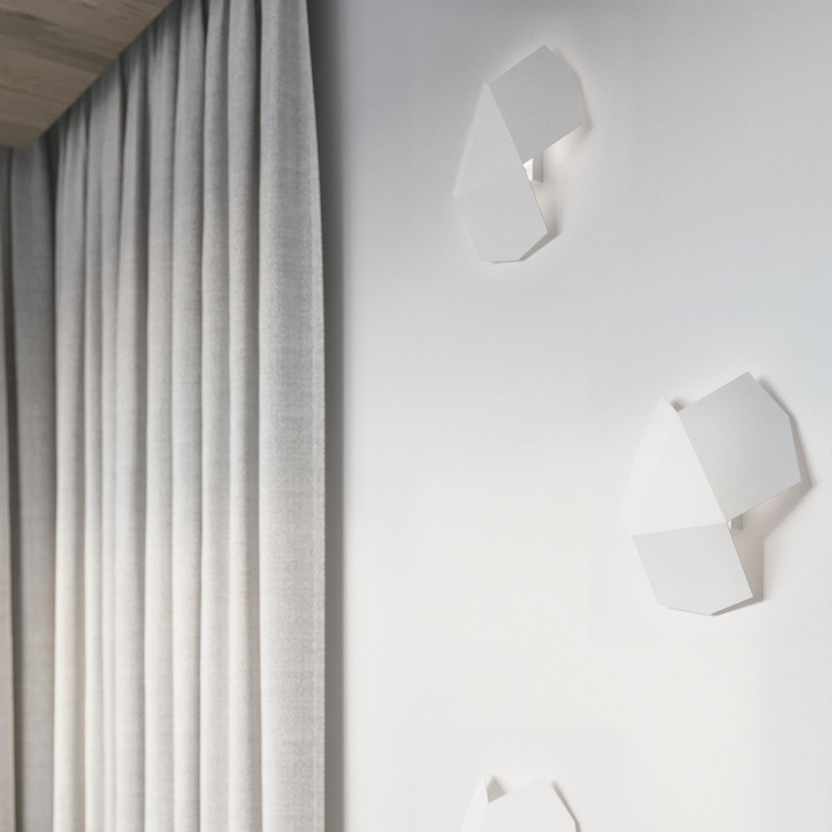 Applique Géométrique Tre Blanche