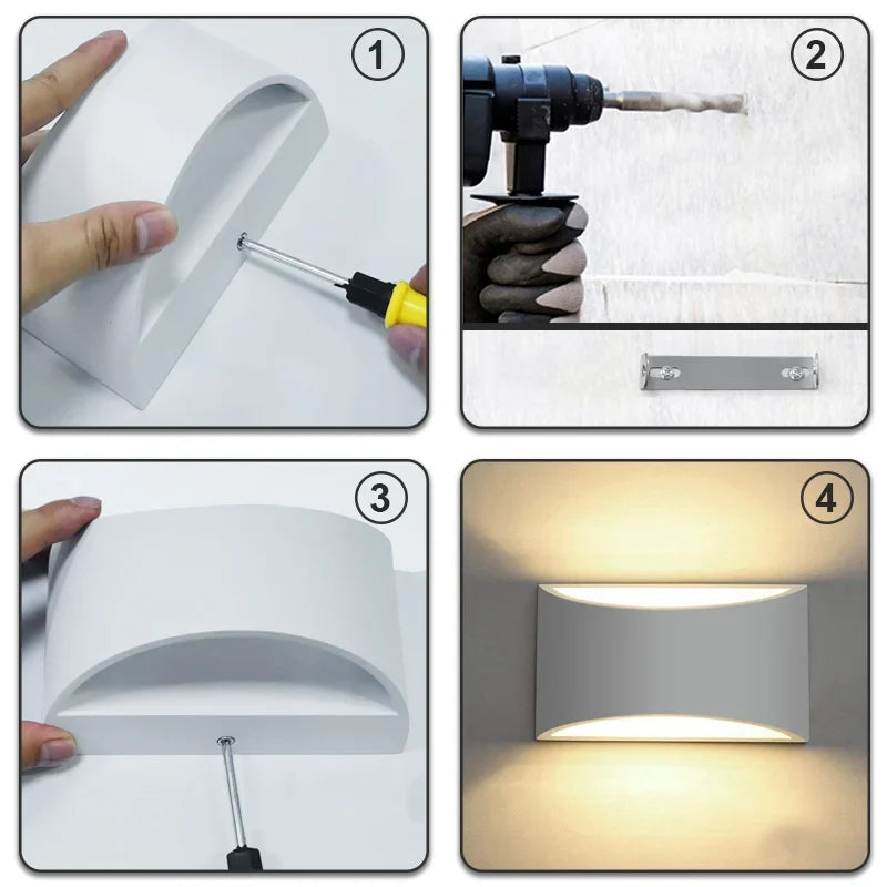 Applique LED Double Éclairage