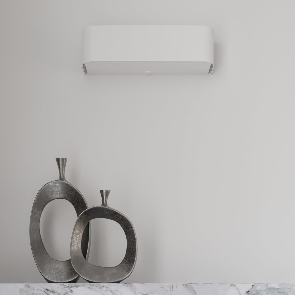 Applique Rectangulaire Blanche en Tissu