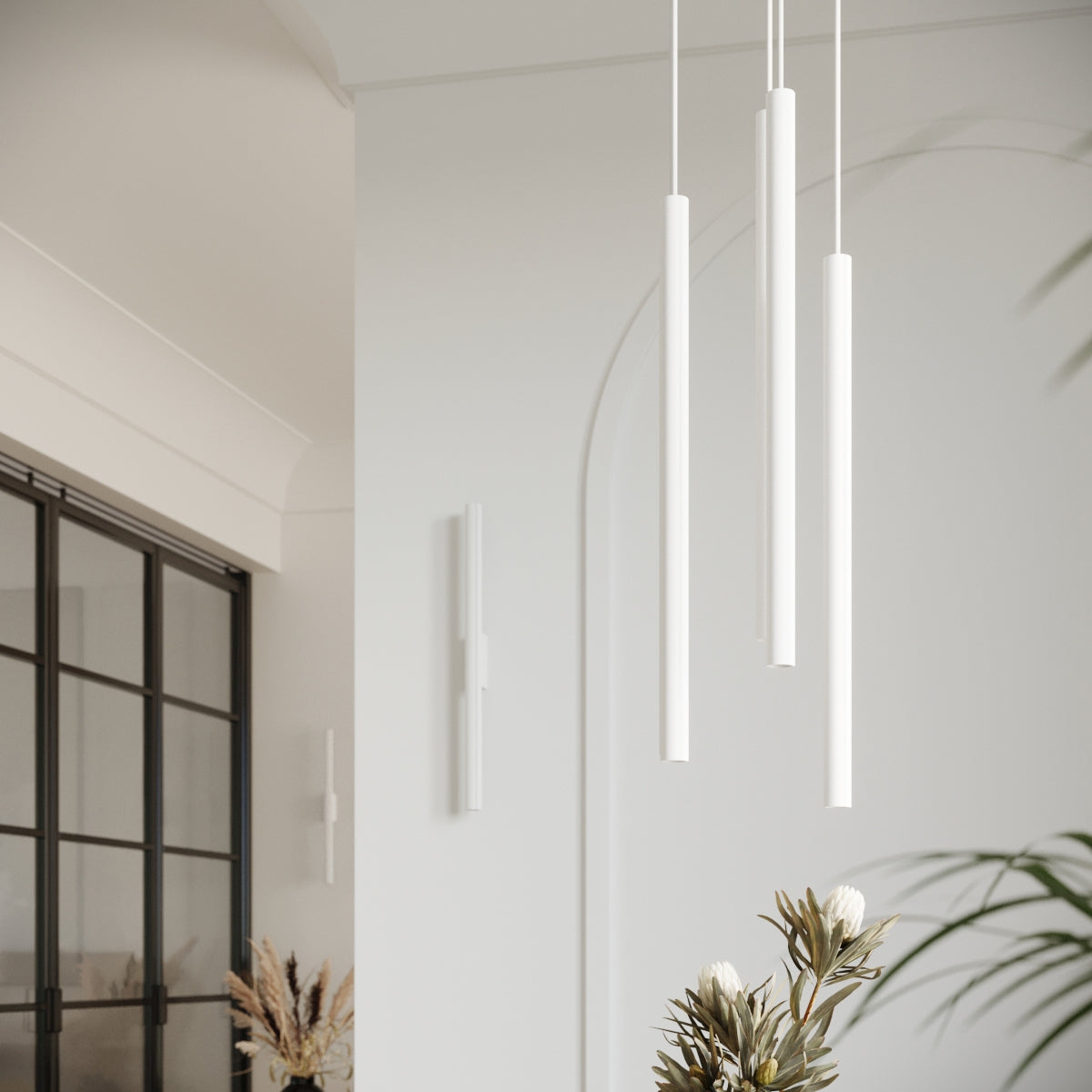 Applique Halo 2 Faisceaux Blanc Acier