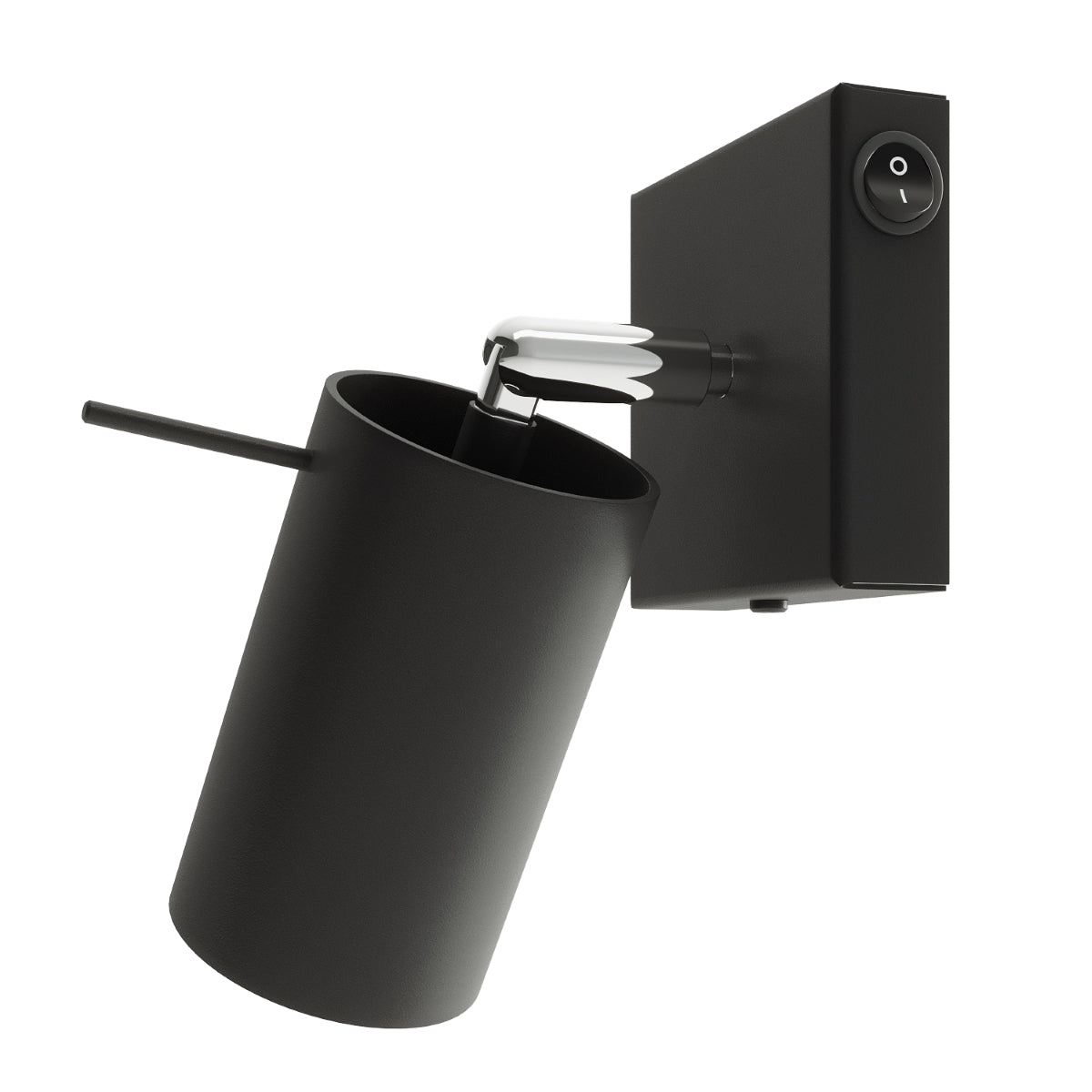 Applique LED Directionnelle Noire Interrupteur