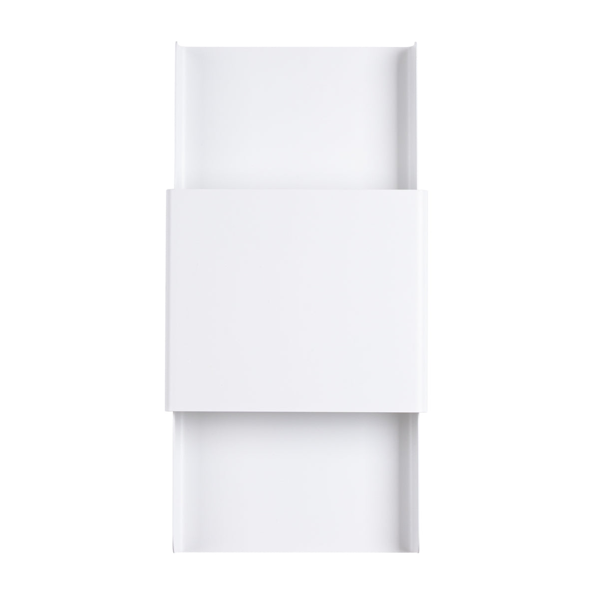Applique Plaque Acier Blanc