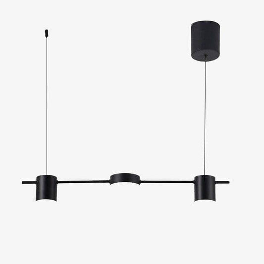 Lustre design à LED allongé en métal style Luxury Hang