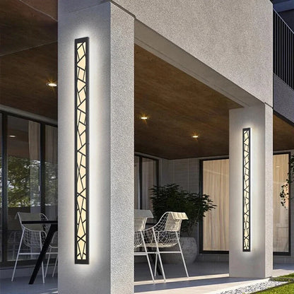 Applique LED Extérieur Alu Acrylique IP65