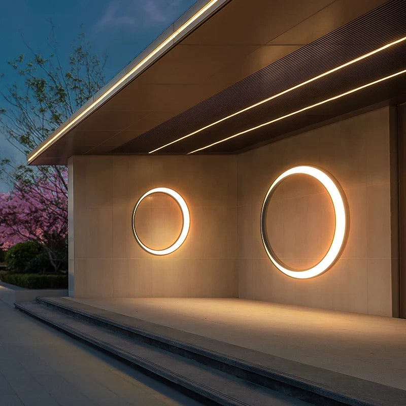 Applique Extérieure Circulaire LED Luxe