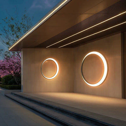 Applique Extérieure Circulaire LED Luxe