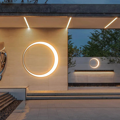 Applique Extérieure Circulaire LED Luxe
