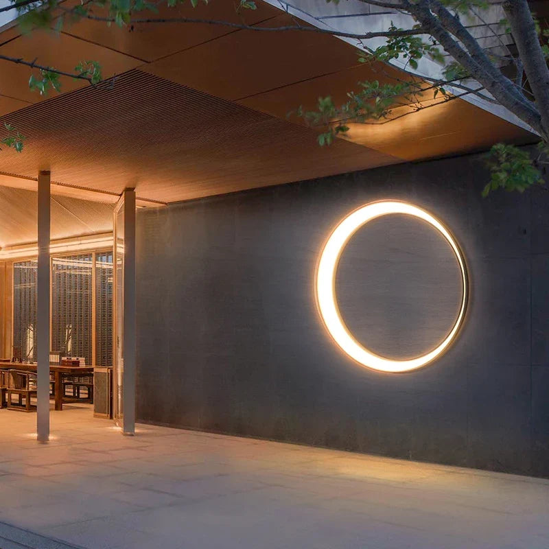 Applique Extérieure Circulaire LED Luxe