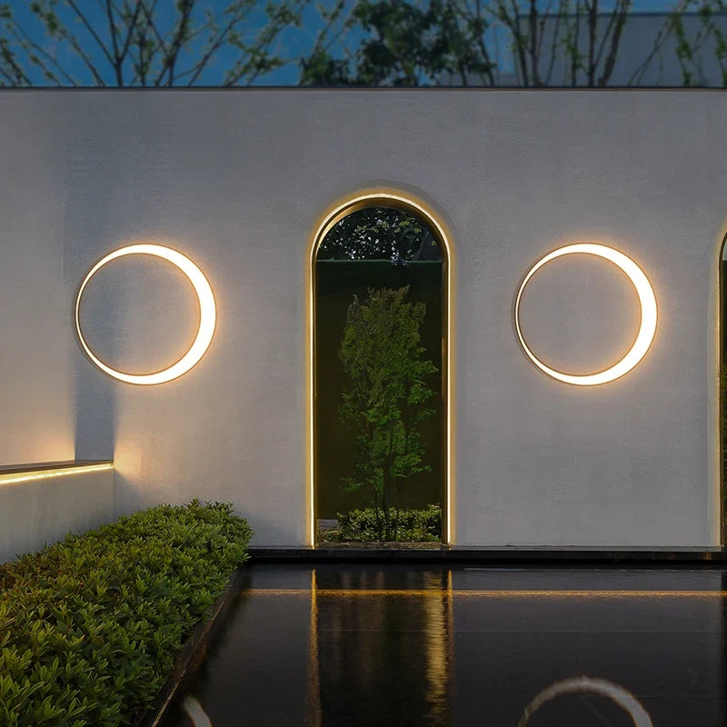 Applique Extérieure Circulaire LED Luxe