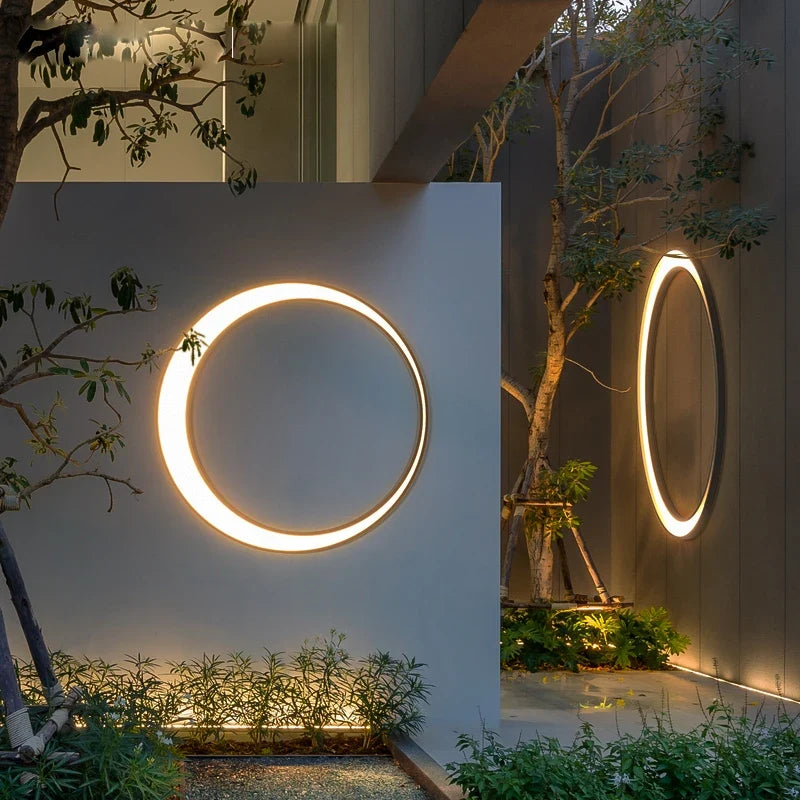 Applique Extérieure Circulaire LED Luxe