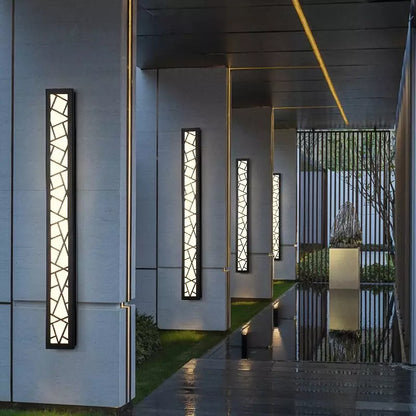 Applique LED Extérieur Alu Acrylique IP65