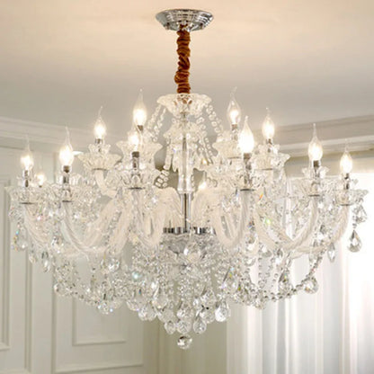 lustre moderne en cristal design pour décoration intérieure