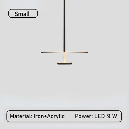 lustre led annulaire minimaliste suspendu