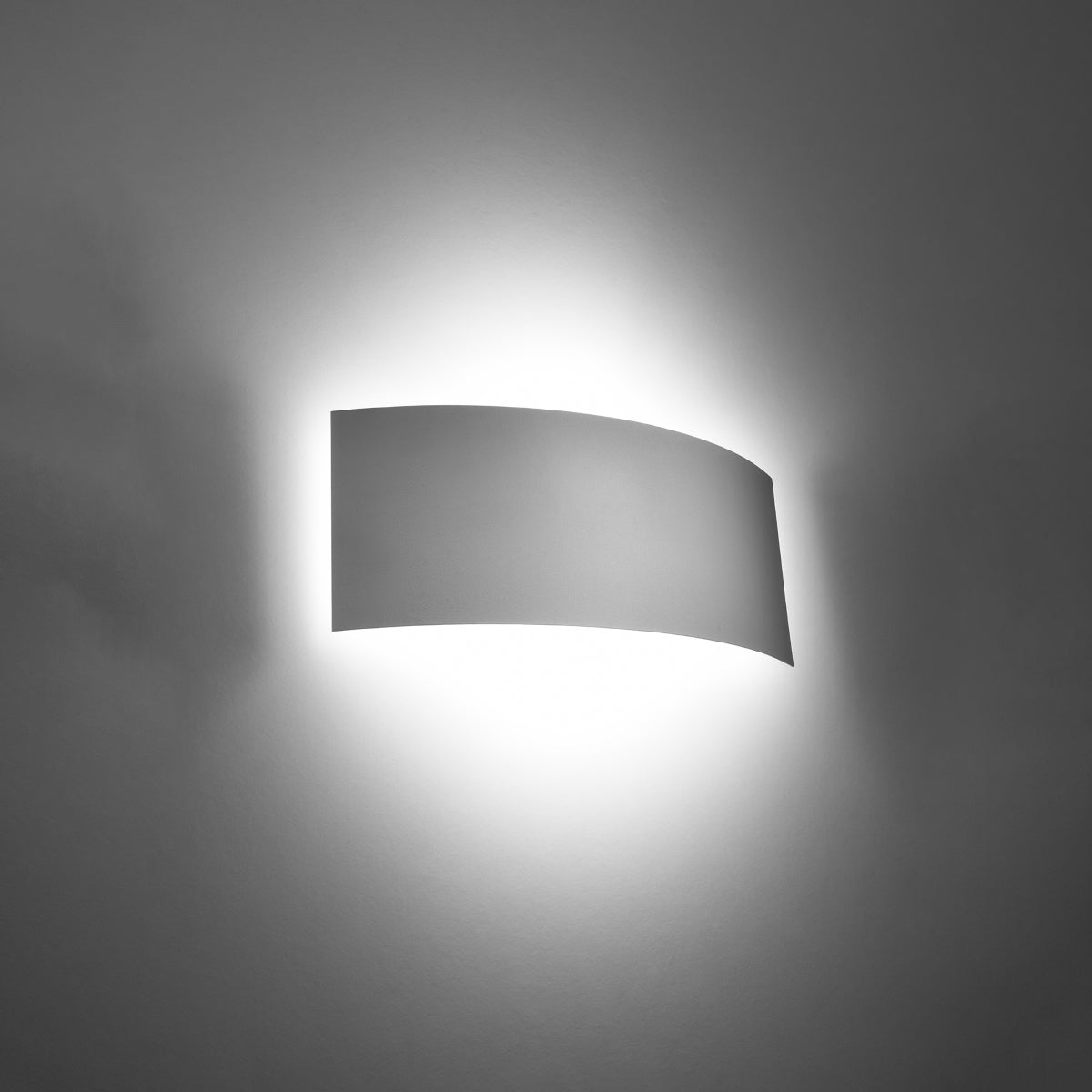 Applique Arc Murale Acier Blanc