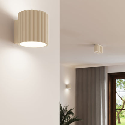 Applique Aura Alu Cannelé Beige