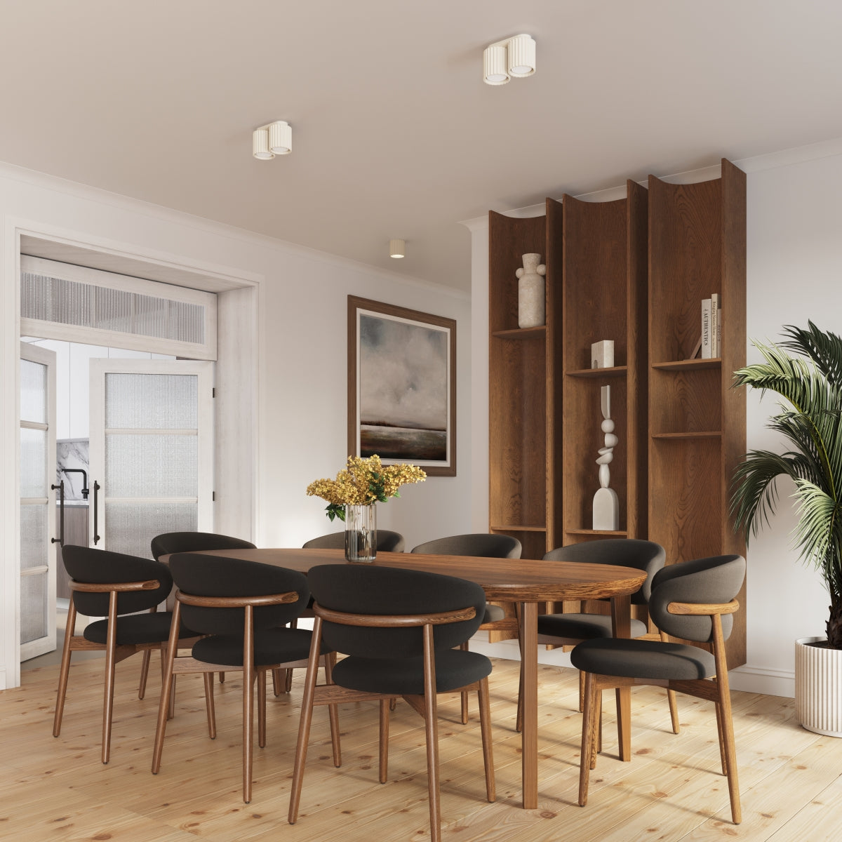 Applique Aura Alu Cannelé Beige