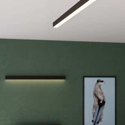Applique Barre LED Alu 118 cm Noire