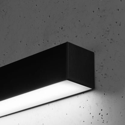 Applique Barre LED Alu 118 cm Noire