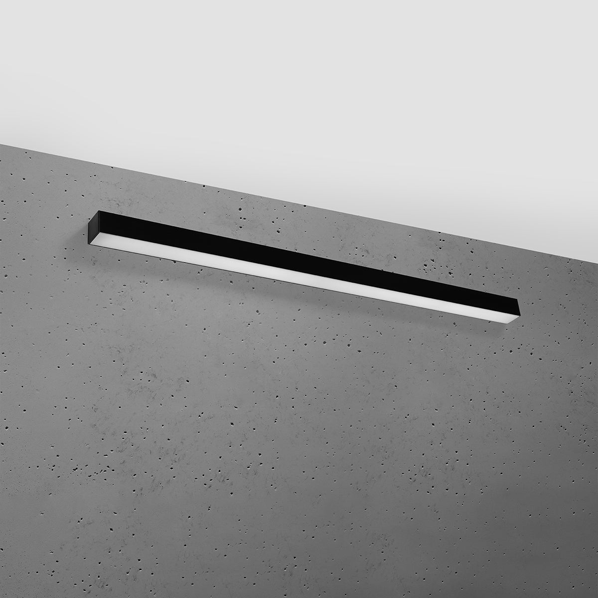 Applique Barre LED Alu 118 cm Noire