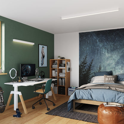 Applique Barre LED 150 cm Alu Blanc