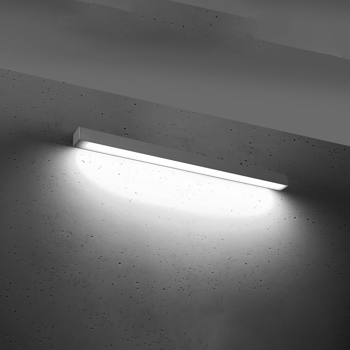 Applique Linéaire LED 90 cm Alu Gris