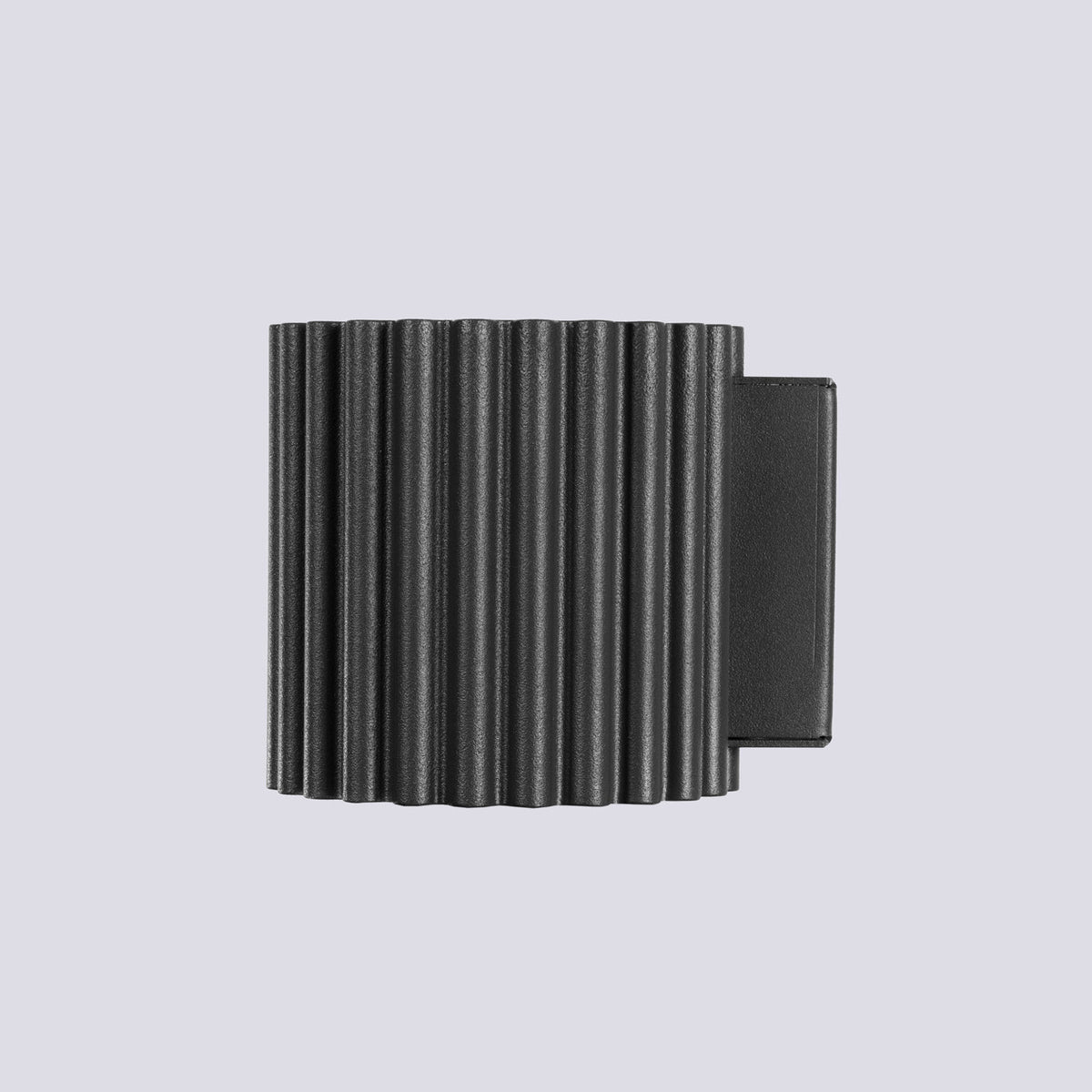 Applique Aura Alu Cannelé Noir