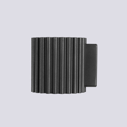 Applique Aura Alu Cannelé Noir