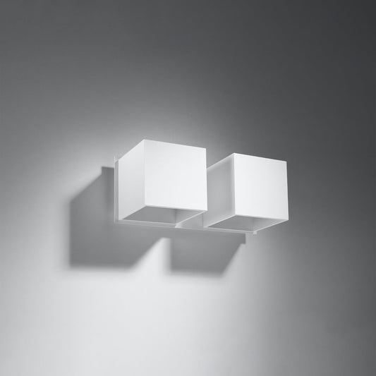 Applique Cube LED 2 Feux Blanche