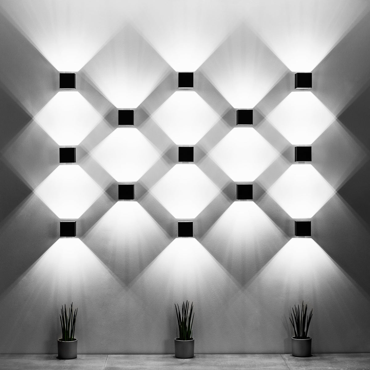 Applique Cube LED Blanche