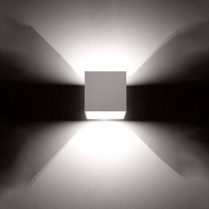 Applique Cube LED Blanche