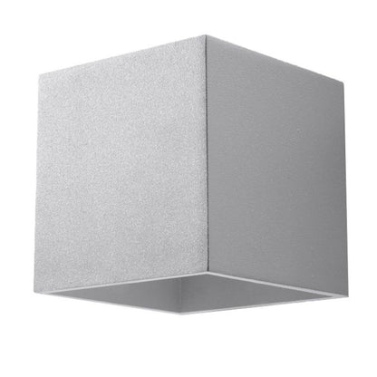 Applique Cube LED Grise