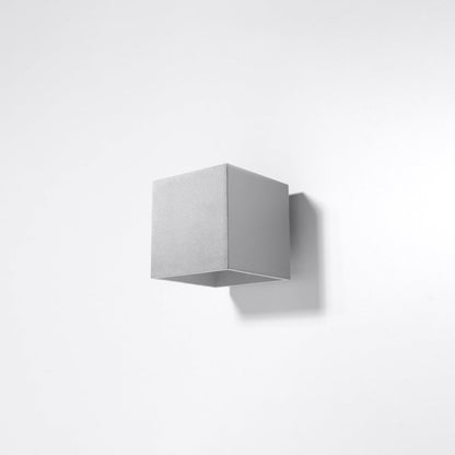 Applique Cube LED Grise