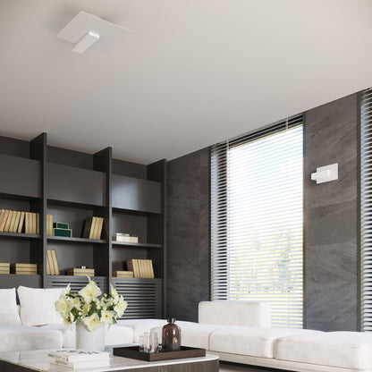 Applique Envol Géométrique Bois Blanc et Verre