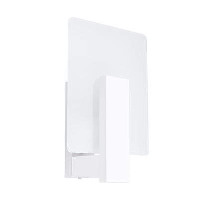 Applique Envol Géométrique Bois Blanc et Verre