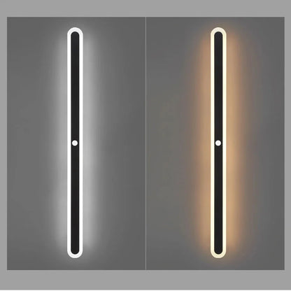 Applique Extérieure LED Linéaire à Détecteur Alu