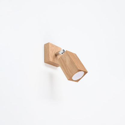 Applique Facette Cubique Orientable en Chêne