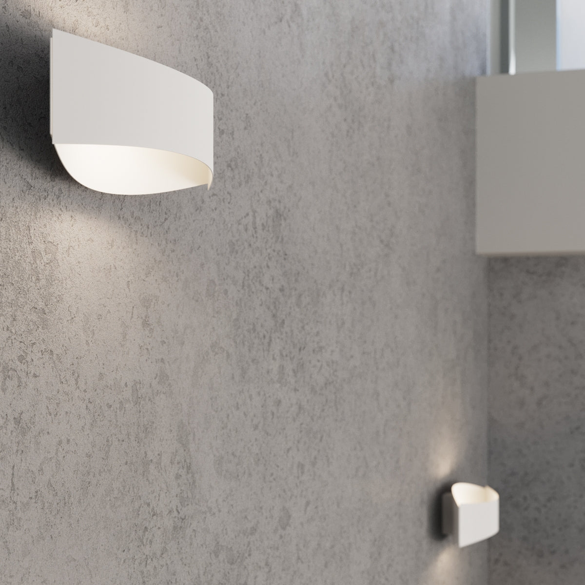 Applique Fluide Ruban Acier Blanc