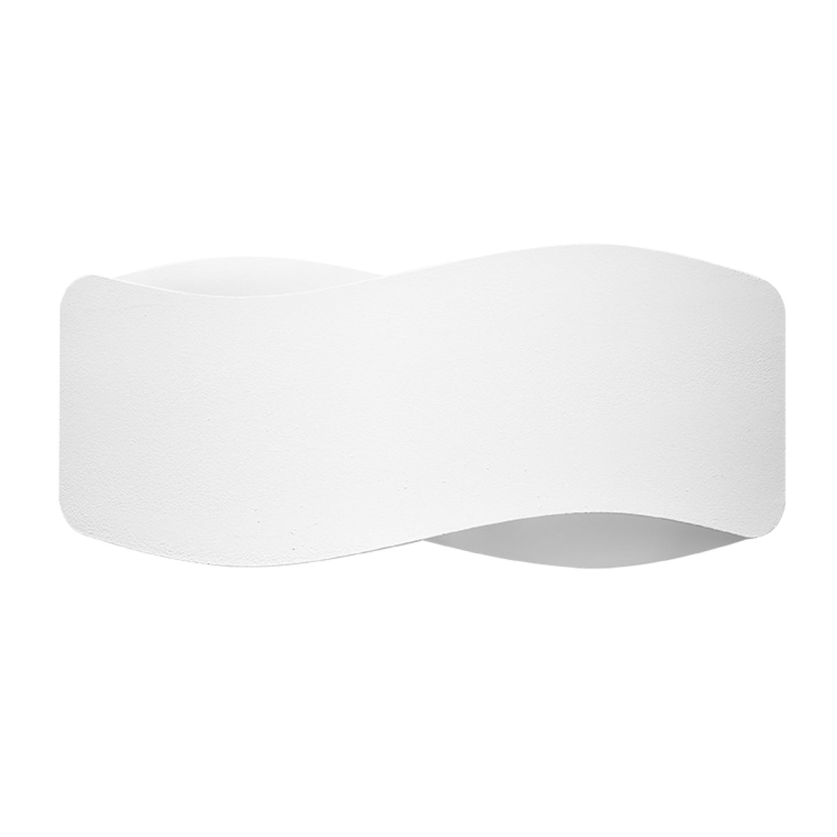 Applique Flux 30 Vague Acier Blanc