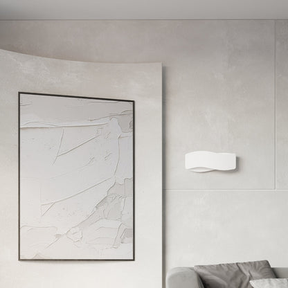 Applique Flux 40 Vague Acier Blanc
