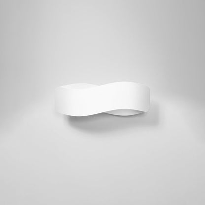Applique Flux 40 Vague Acier Blanc
