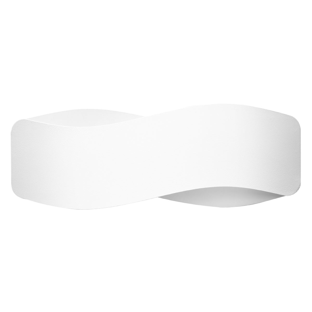 Applique Flux 40 Vague Acier Blanc