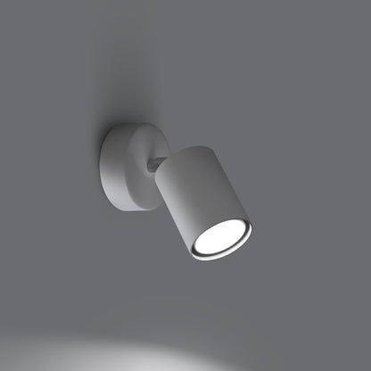 Applique Focus Spot Orientable Acier Blanc