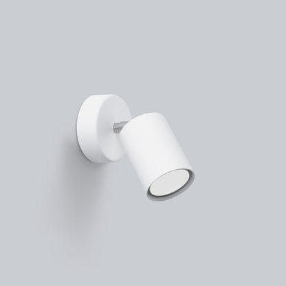 Applique Focus Spot Orientable Acier Blanc