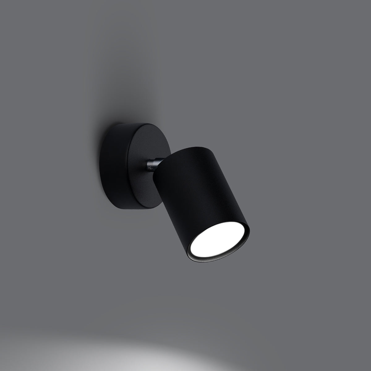 Applique Focus Spot Orientable Acier Noir