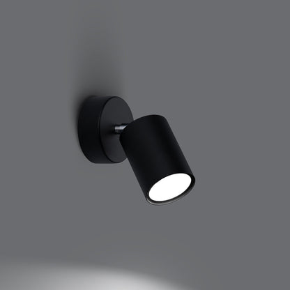 Applique Focus Spot Orientable Acier Noir