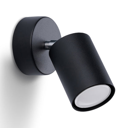 Applique Focus Spot Orientable Acier Noir