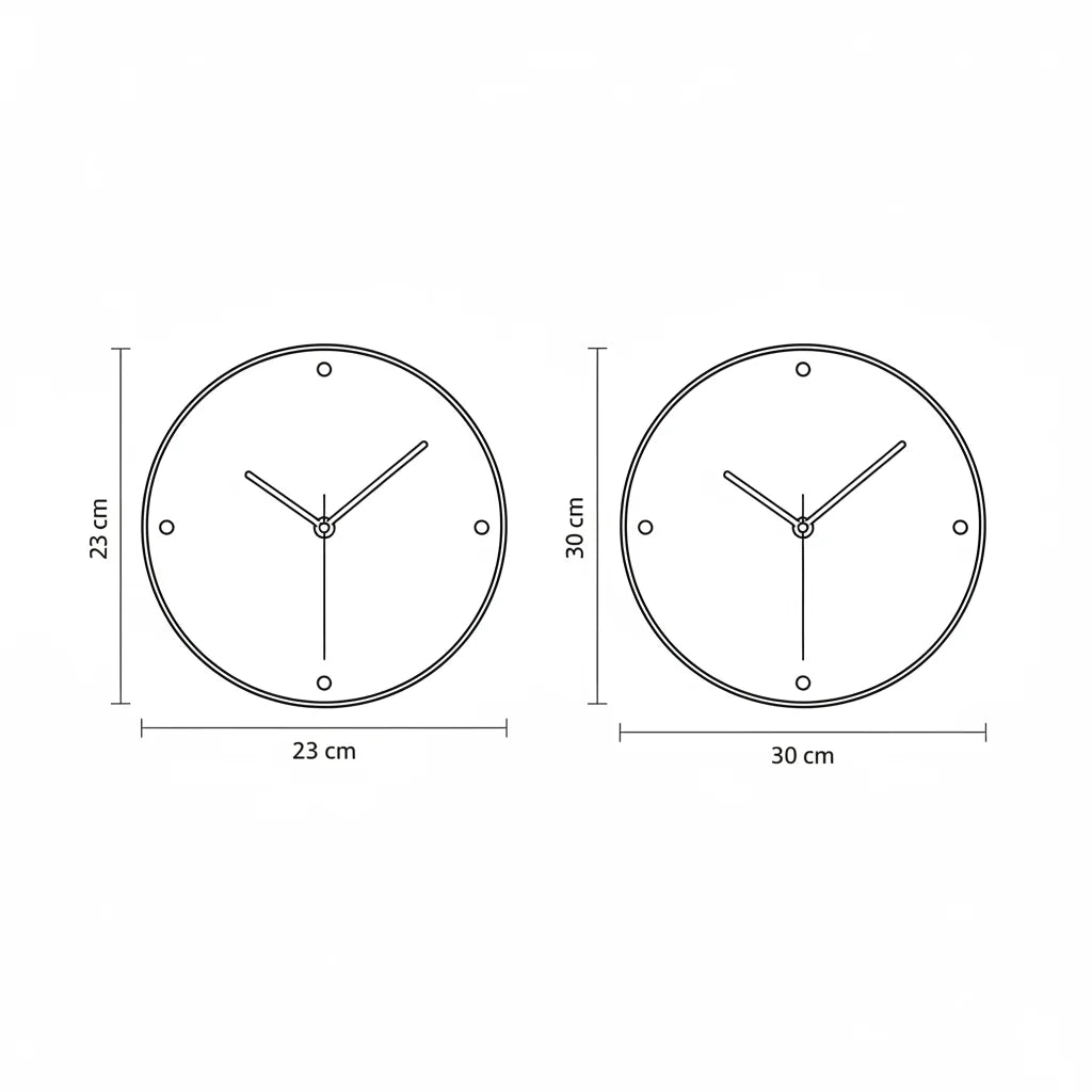 Applique Horloge Murale Travertin Halo LED
