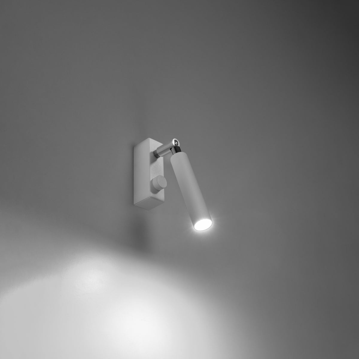 Applique Spot Orientable Acier Blanc Mat