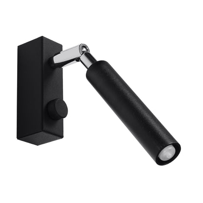 Applique Spot Orientable Acier Noir Mat